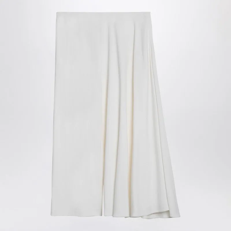 White Asymmetrical Trouser Skirt sold by Wanan Luxury product image thumbnail 2