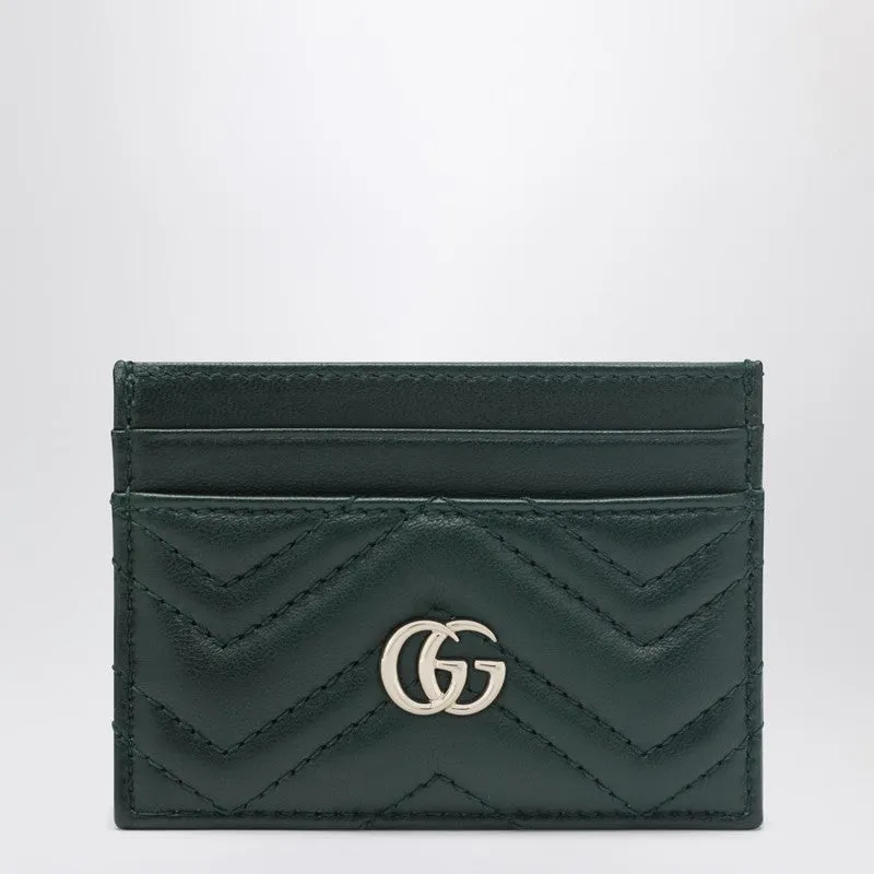 Black Gg Marmont Card Holder sold by Wanan Luxury