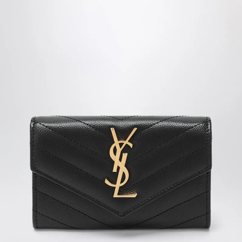 Black Monogram Envelope Small Wallet sold by Wanan Luxury