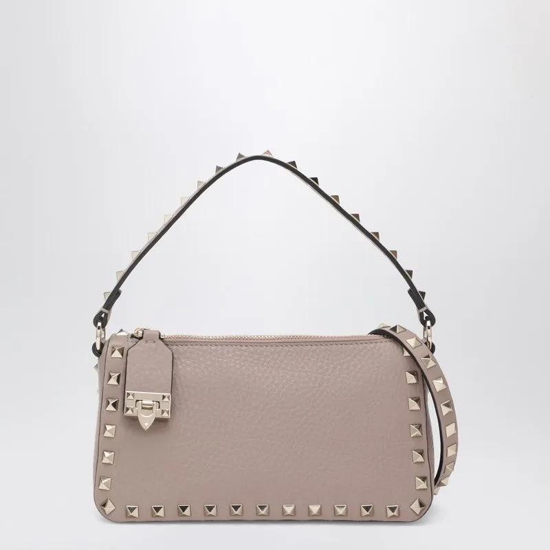 Small Blush Pink Rockstud Shoulder Bag made by Valentino Garavani
