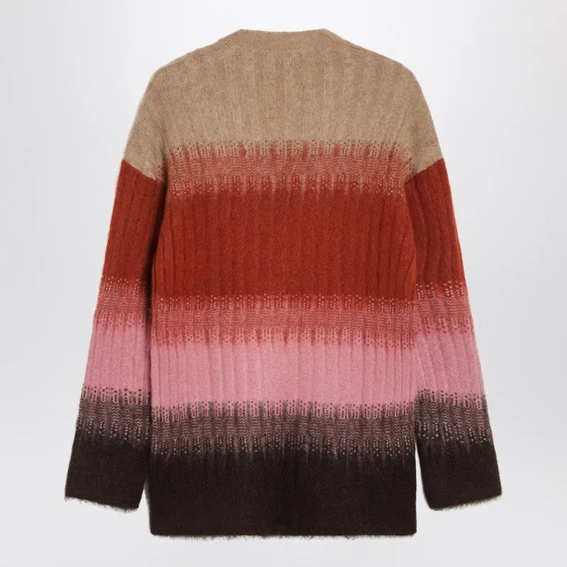 Multicoloured Mohair And Wool Cardigan sold by Wanan Luxury product image thumbnail 2