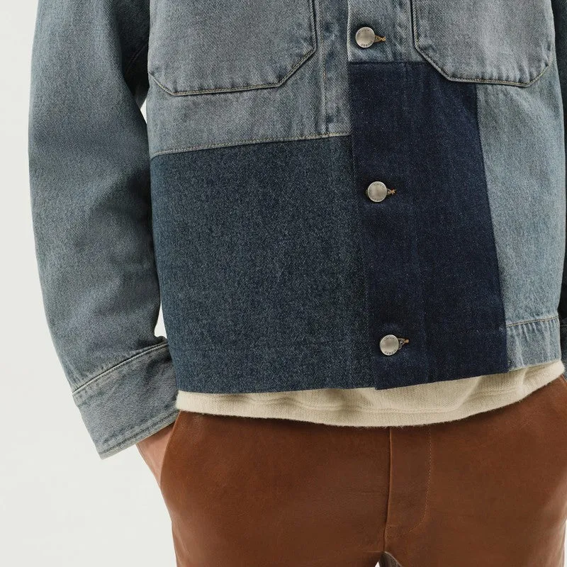 Denim Jacket With Patches sold by Wanan Luxury product image thumbnail 2