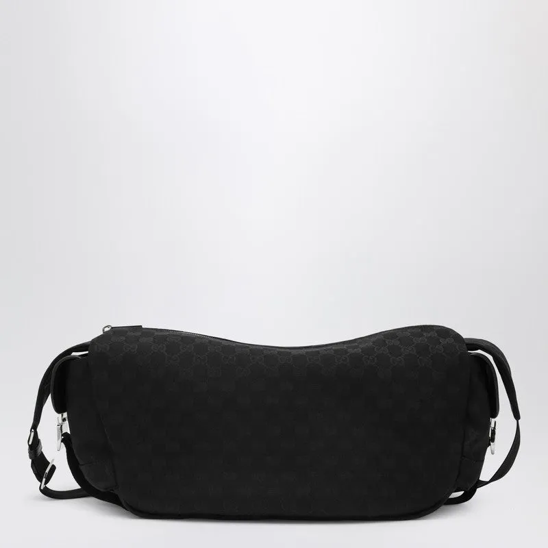 Large Black Crossbody Bag In Gg Fabric sold by Wanan Luxury