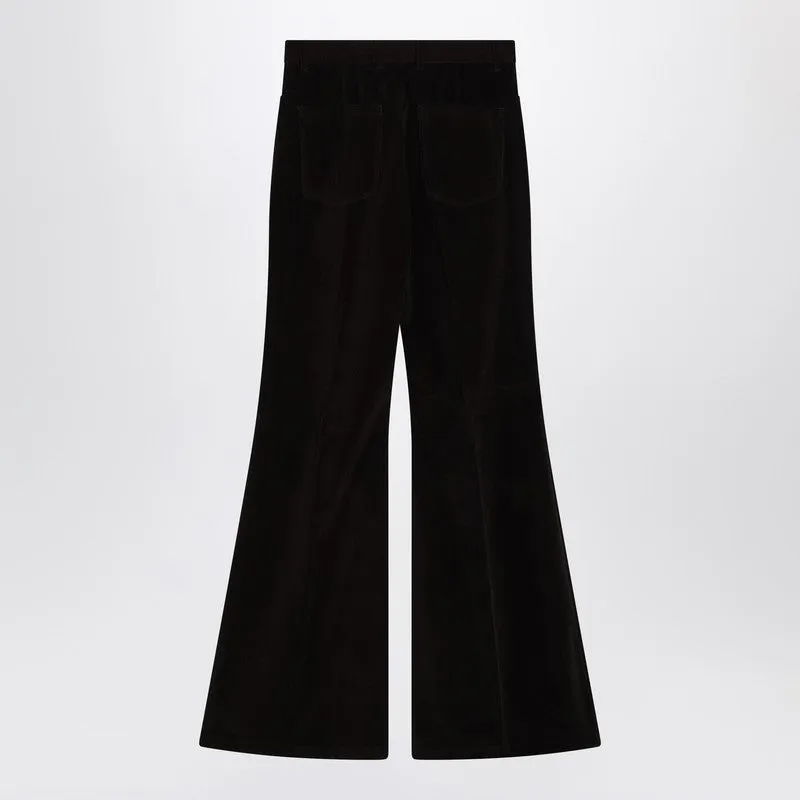 Espresso Flared Pants sold by Wanan Luxury product image thumbnail 2
