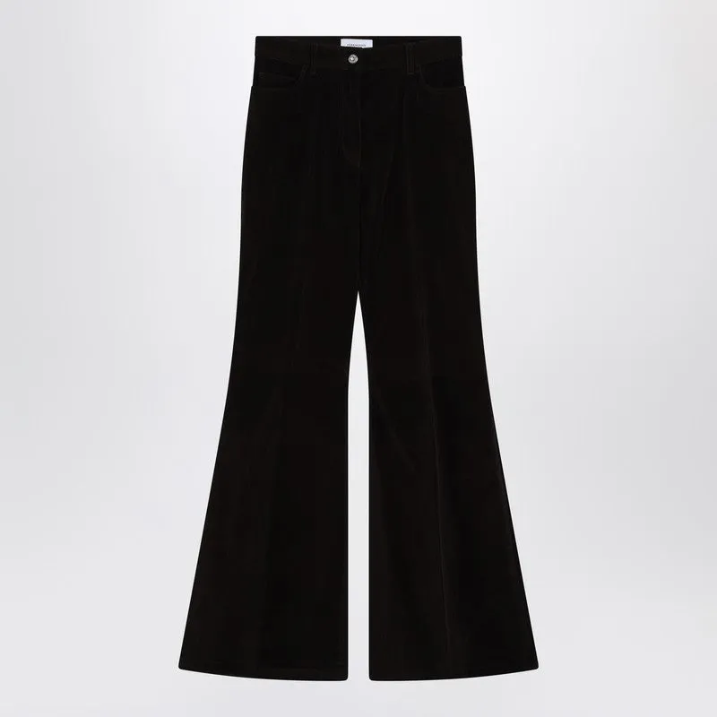 Espresso Flared Pants sold by Wanan Luxury