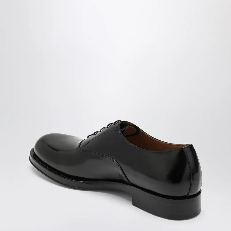 Black Lace-Up Shoes In Leather sold by Wanan Luxury product image thumbnail 2