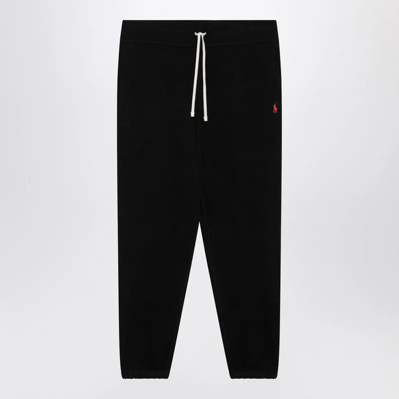 Black Cotton-Blend Jogging Trousers made by Polo by Ralph Lauren