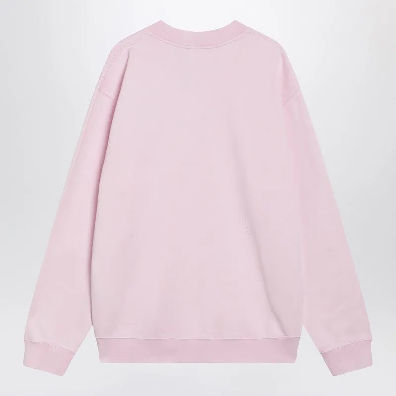Pink Sweatshirt With Gros Grain Logo sold by Wanan Luxury product image thumbnail 2