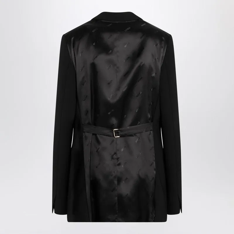 Black Single-Breasted Jacket sold by Wanan Luxury product image thumbnail 2