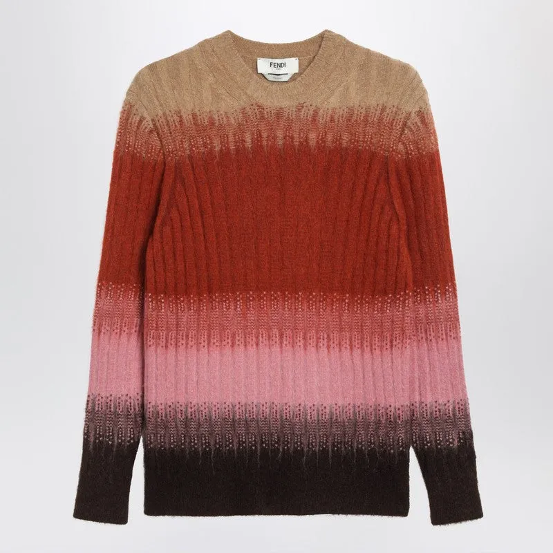 Multicoloured Mohair And Wool Sweater sold by Wanan Luxury