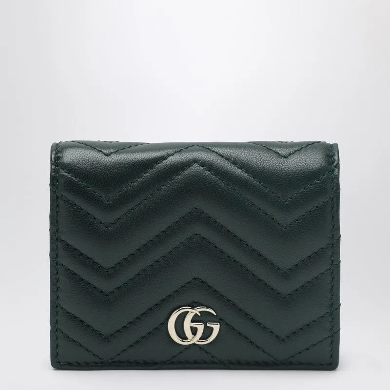 Small Gg Marmont Wallet In Green sold by Wanan Luxury