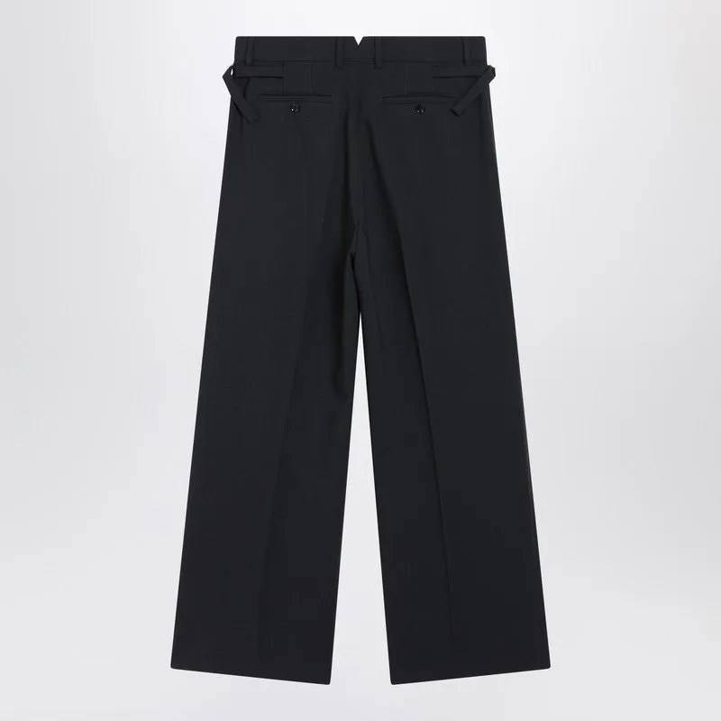 Charcoal Gray Wool Trousers sold by Wanan Luxury product image thumbnail 2
