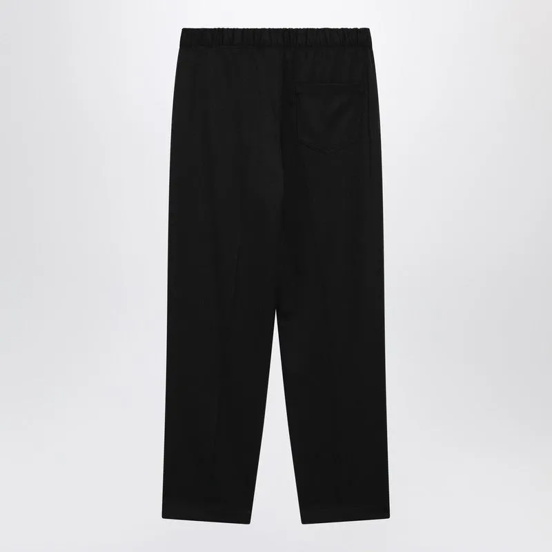Black Wool-Blend Trousers sold by Wanan Luxury product image thumbnail 2