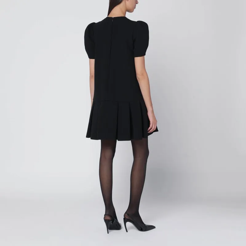 Black Mini Dress With Pleats sold by Wanan Luxury product image thumbnail 2
