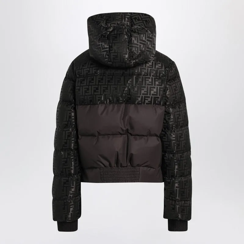 Brown Ff Nylon Down Jacket sold by Wanan Luxury product image thumbnail 2