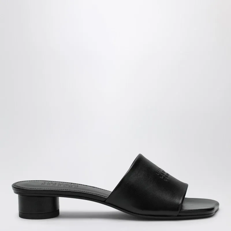 Black Anatomic Sandals With Low Heel sold by Wanan Luxury