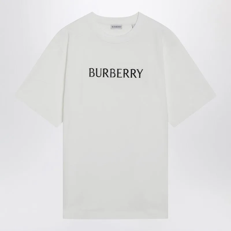 White T-Shirt With Logo Print sold by Wanan Luxury