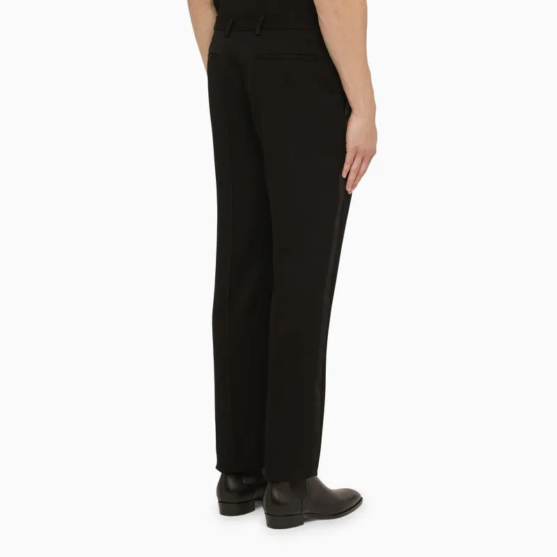 Black Wool Trousers sold by Wanan Luxury product image thumbnail 2