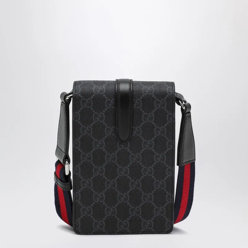 Mini Shoulder Bag In Black Gg Supreme Fabric sold by Wanan Luxury product image thumbnail 2