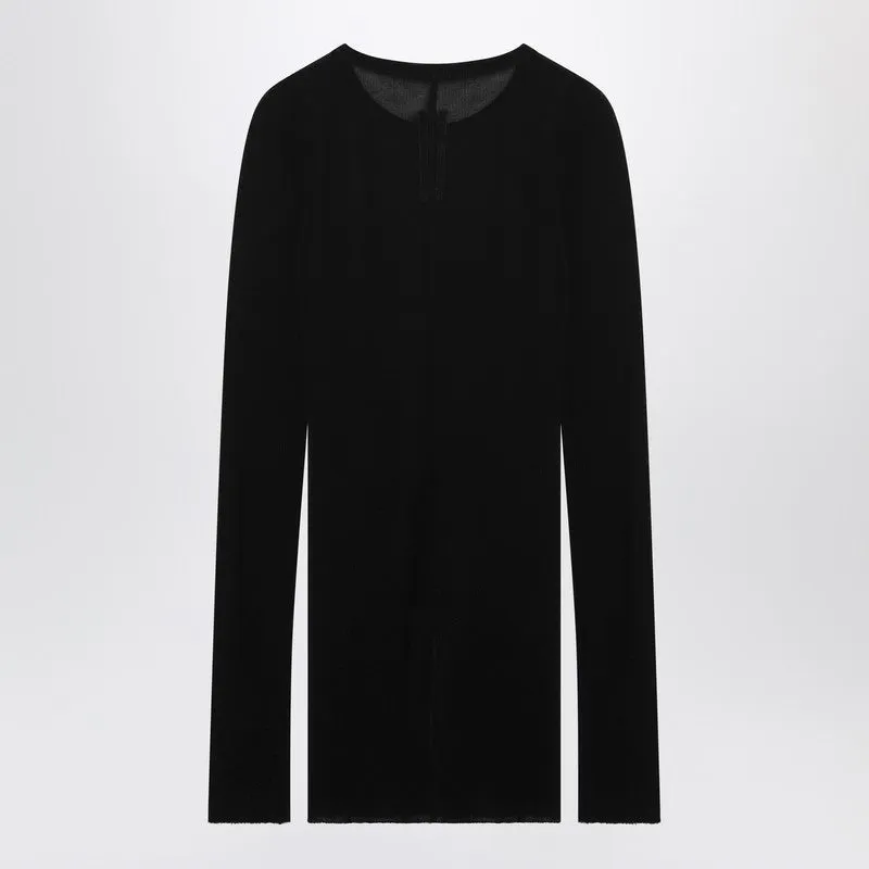Black Fitted Long-Sleeve T-Shirt sold by Wanan Luxury product image thumbnail 2