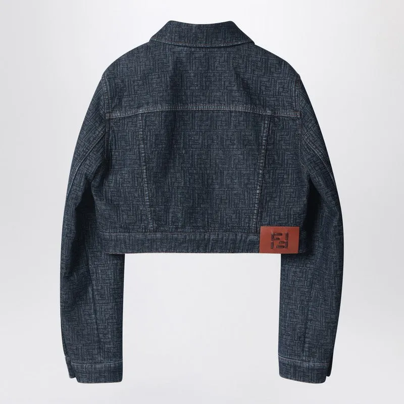 Ff Cropped Denim Jacket sold by Wanan Luxury product image thumbnail 2