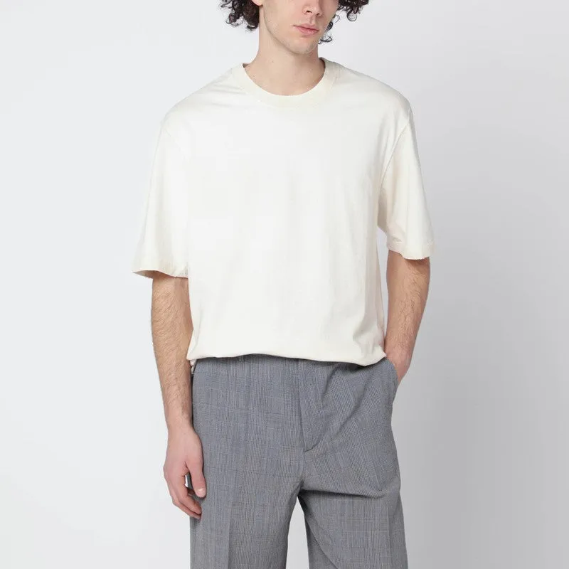 White Vintage Cotton Star T-Shirt sold by Wanan Luxury