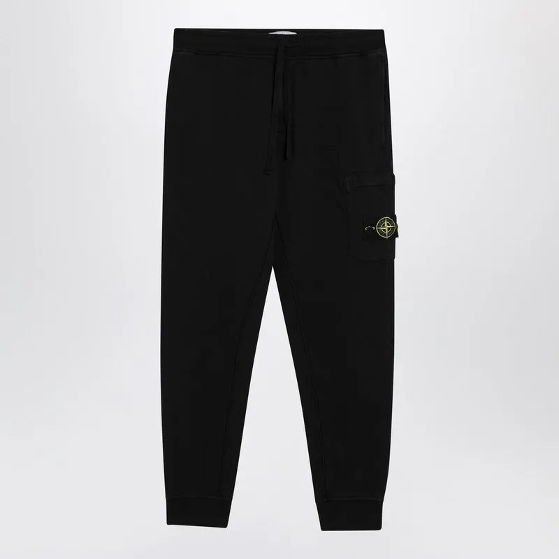 Black Cotton Jogging Trousers sold by Wanan Luxury