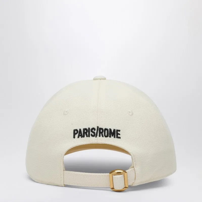 Chez Valentino Ivory Baseball Cap sold by Wanan Luxury product image thumbnail 2