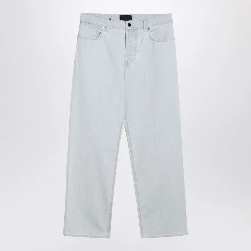 Light Indigo Wide-Leg Jeans made by Stone Island