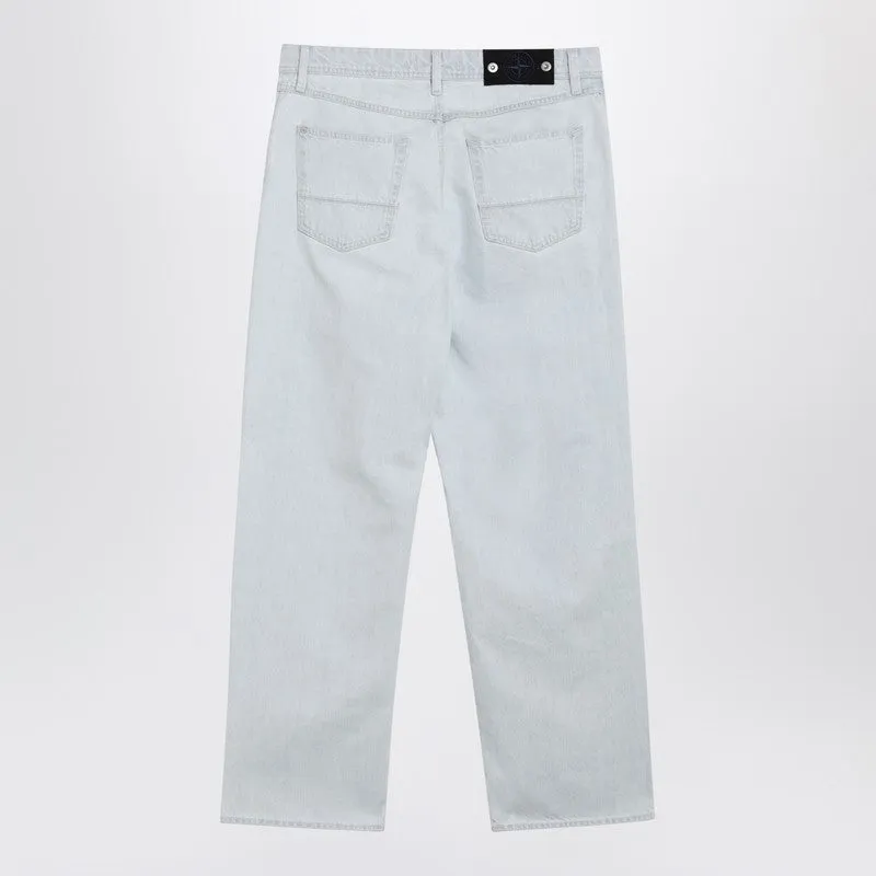 Light Indigo Wide-Leg Jeans sold by Wanan Luxury product image thumbnail 2