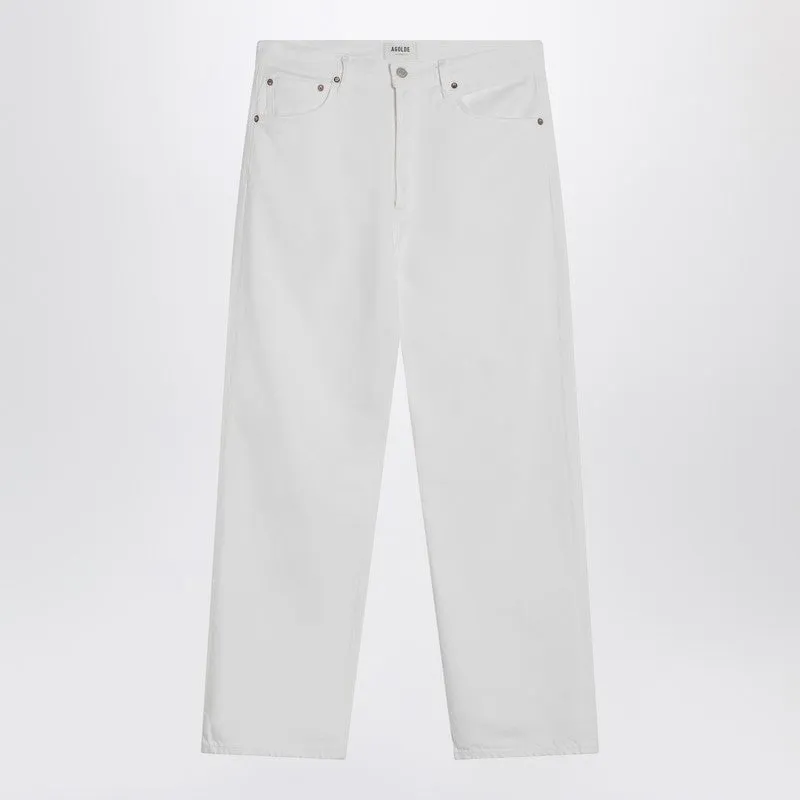 White Jeans In Regenerated Denim made by Agolde