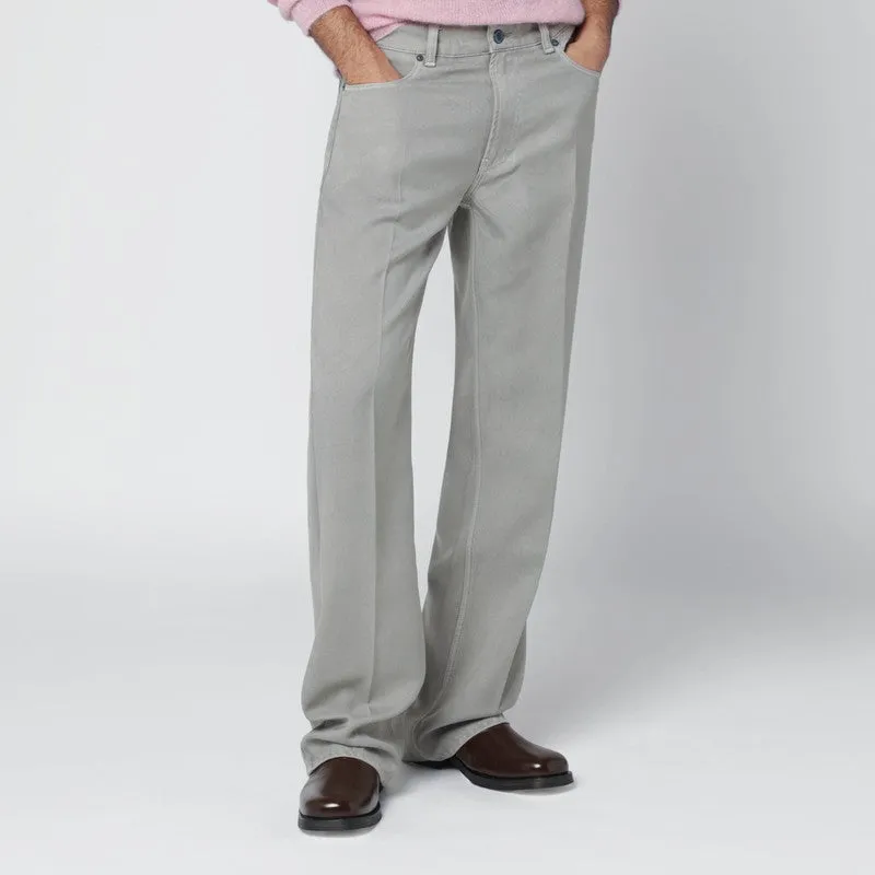 Light Grey Trousers In Japanese Polyester made by Our Legacy