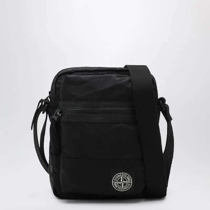 Black Nylon Metal Bag sold by Wanan Luxury