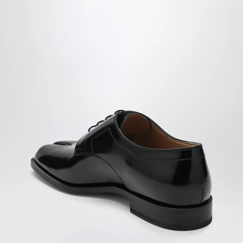 Black Tabi Lace-Up Shoe In Polished Calfskin sold by Wanan Luxury product image thumbnail 2