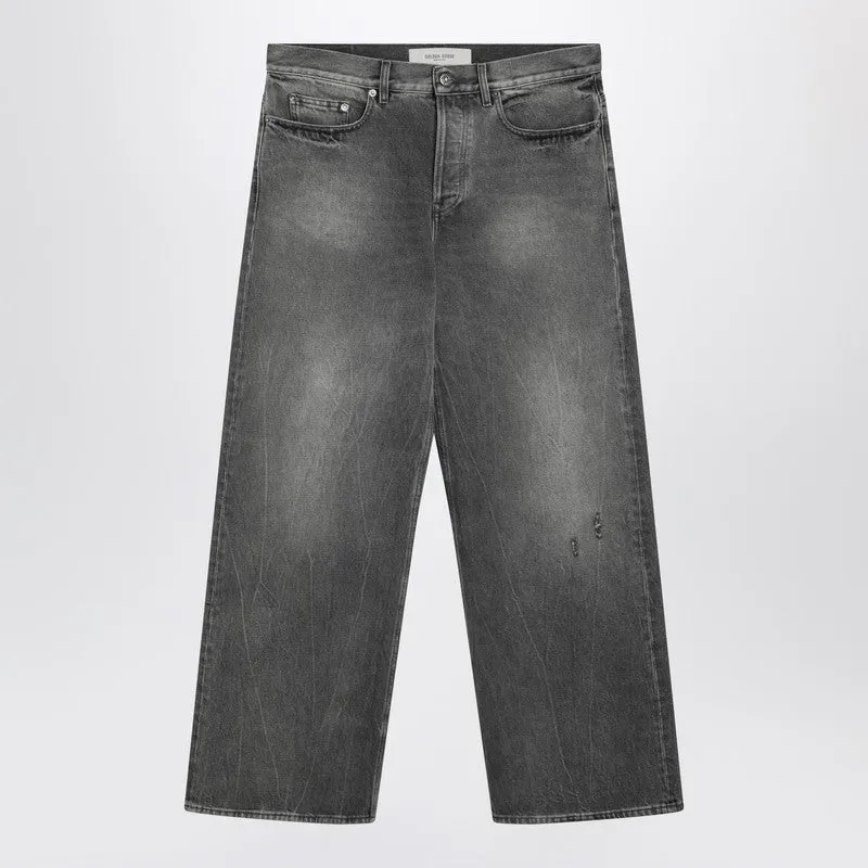 Wide Grey Washed Jeans sold by Wanan Luxury