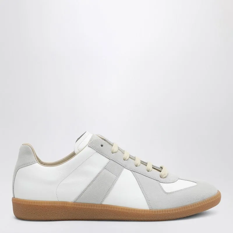 Grey And White Replica Sneakers sold by Wanan Luxury