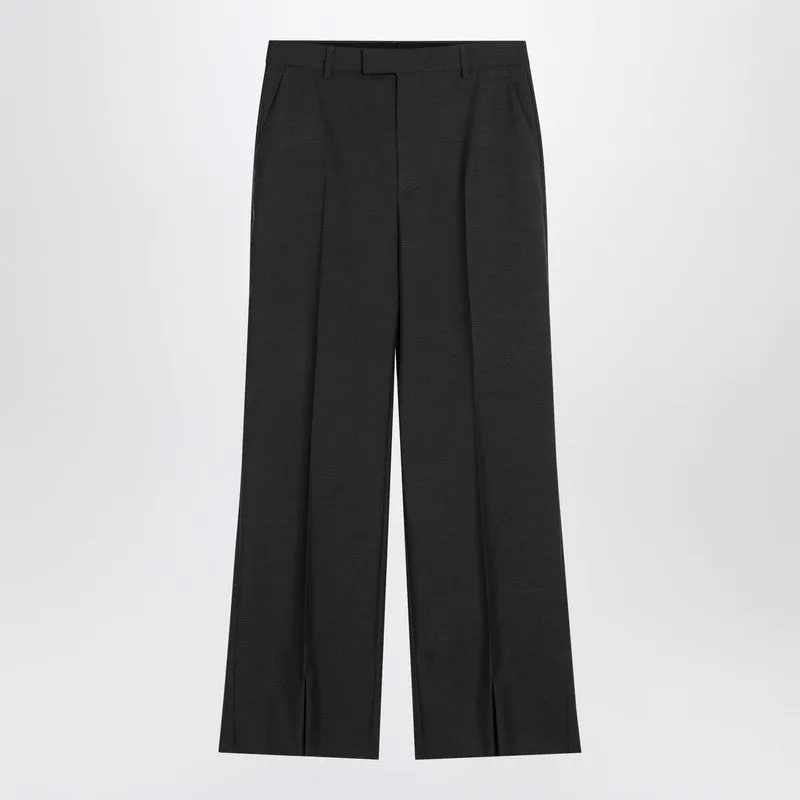 Gray Wool Trousers sold by Wanan Luxury