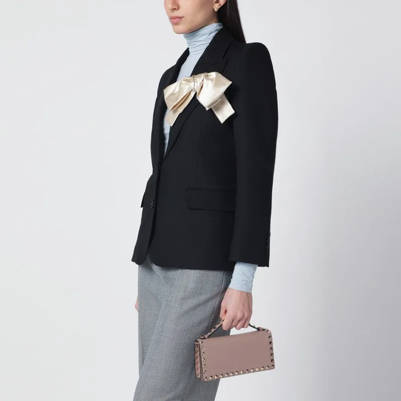 Rockstud Pink Powder Chain Wallet sold by Wanan Luxury product image thumbnail 2