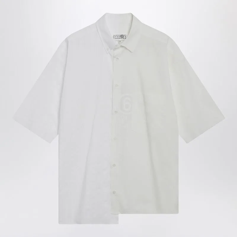 Two-Tone Cotton Poplin Shirt sold by Wanan Luxury