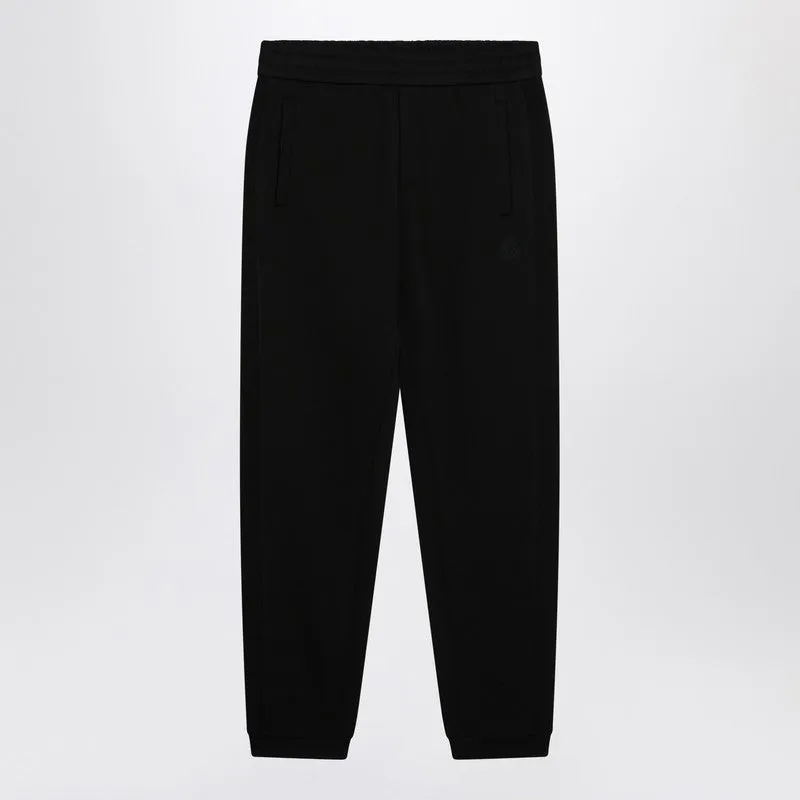 Black Cotton Jogging Pants made by Moncler