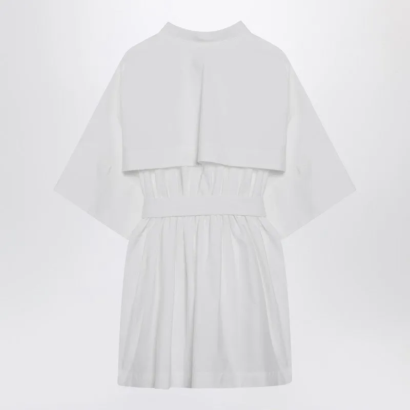 Mini Chemisier Dress In White Poplin sold by Wanan Luxury product image thumbnail 2