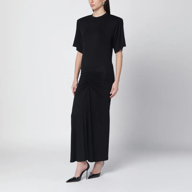 Black Lennox Midi Dress sold by Wanan Luxury