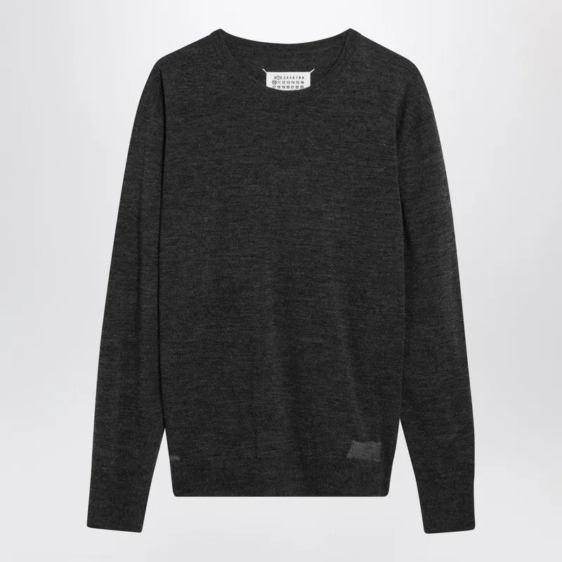 Grey Wool-Blend Sweater made by Maison Margiela