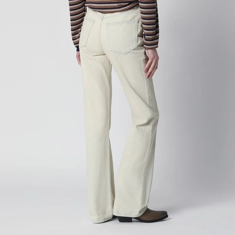 White Jeans With Faded Effect sold by Wanan Luxury product image thumbnail 2