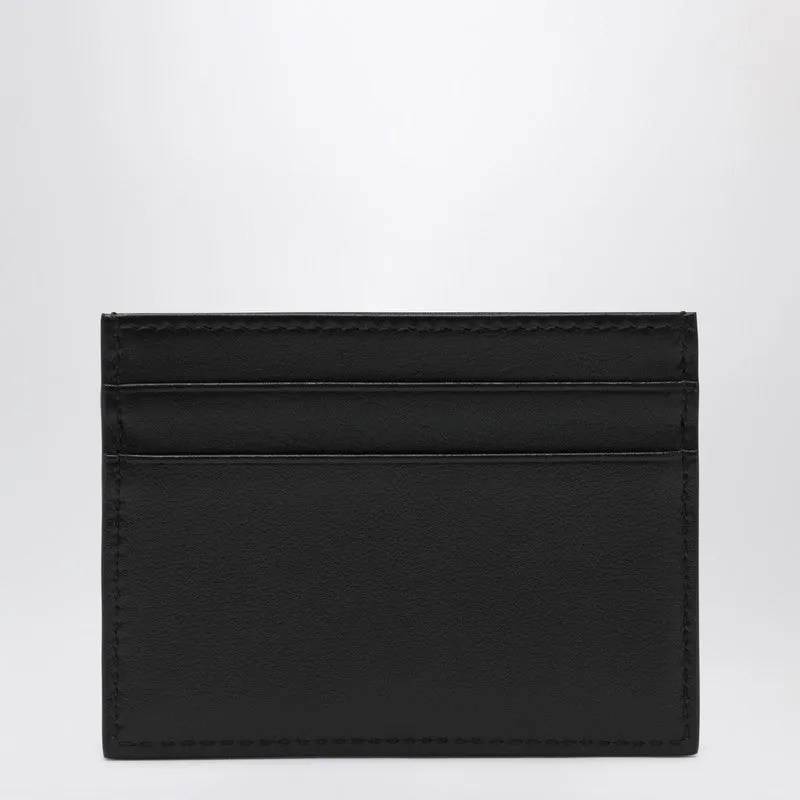 Black Leather Card Holder With Logo Tag sold by Wanan Luxury product image thumbnail 2