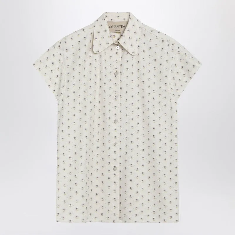 Short-Sleeved Floral Shirt sold by Wanan Luxury