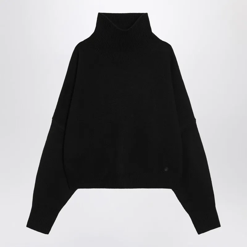 Black Wool And Cashmere Sweater sold by Wanan Luxury