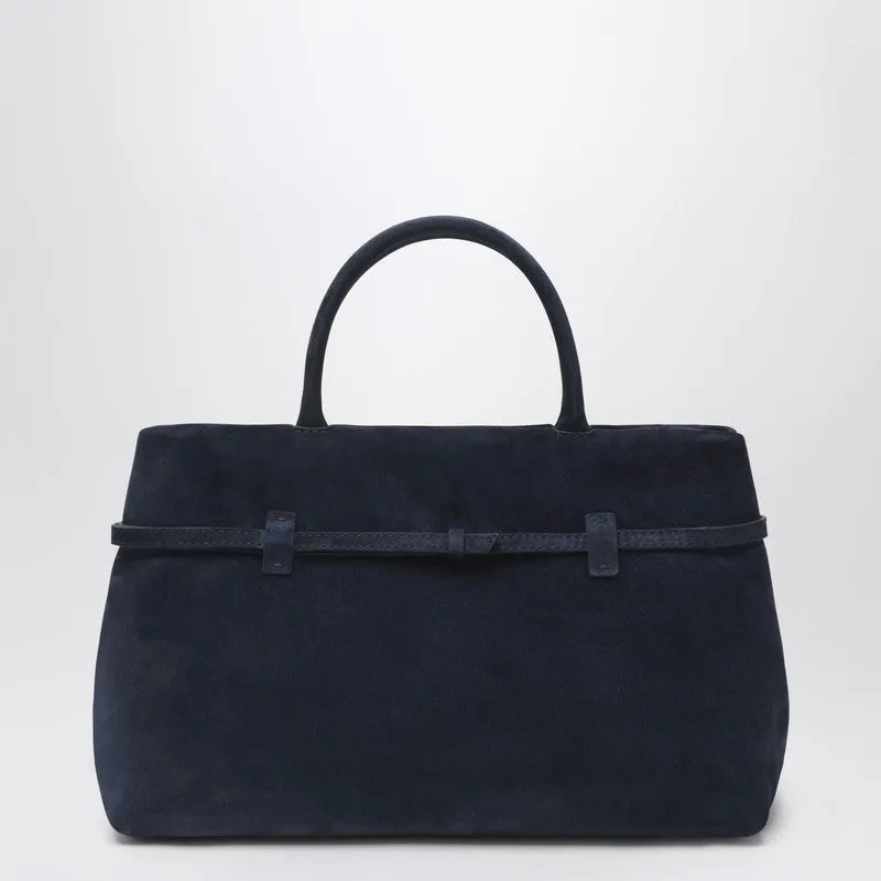 Le Cambon 35 Dark Blue Suede Bag sold by Wanan Luxury product image thumbnail 2