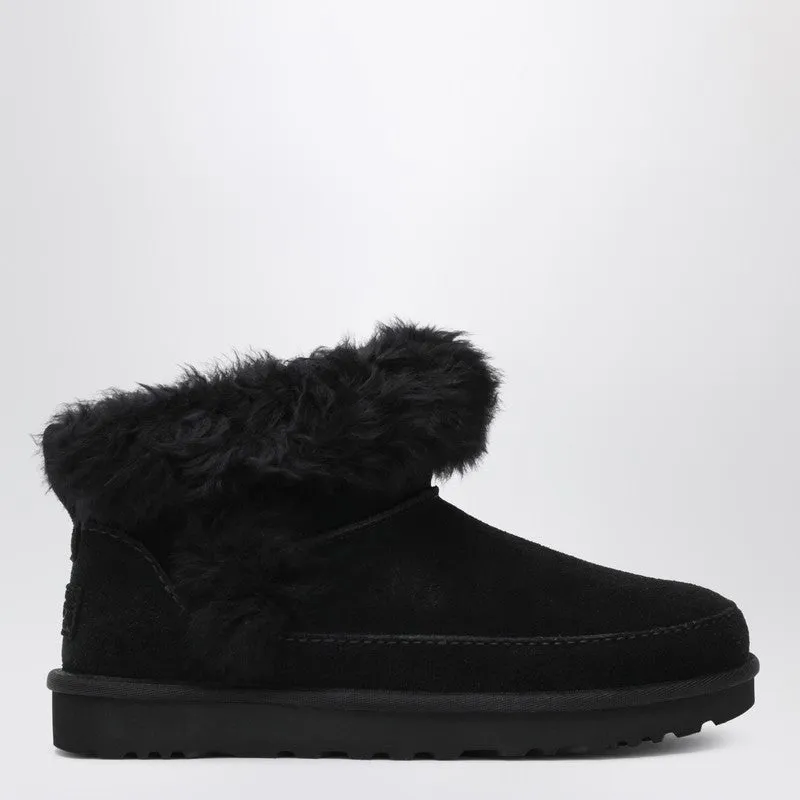 Black Classic Ultra Mini Chalet Boots made by UGG