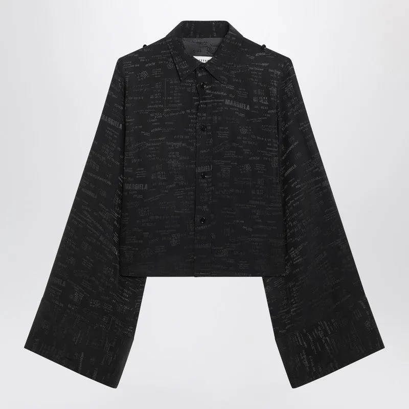 Shirt With All-Over Logo Graphic sold by Wanan Luxury